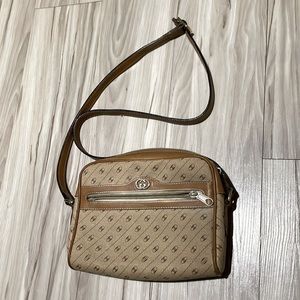 VINTAGE GUCCI Brown Cross body Purse